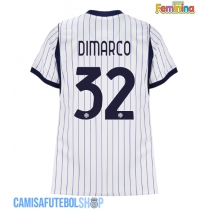 Camisa de time de futebol Inter Milan Federico Dimarco #32 Replicas 2º Equipamento Feminina 2026-27 Manga Curta